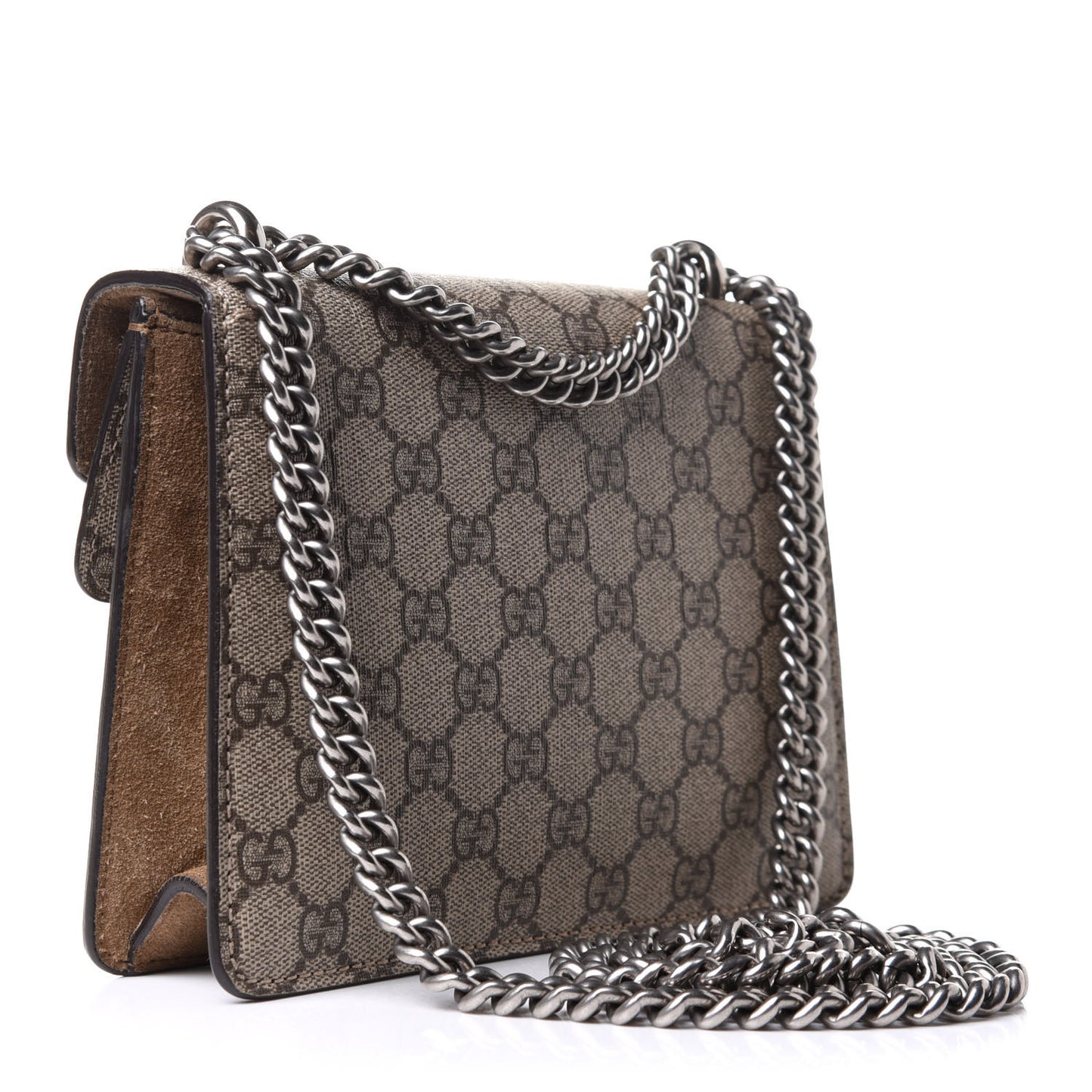 GG Supreme Monogram Mini Dionysus Shoulder Bag Taupe