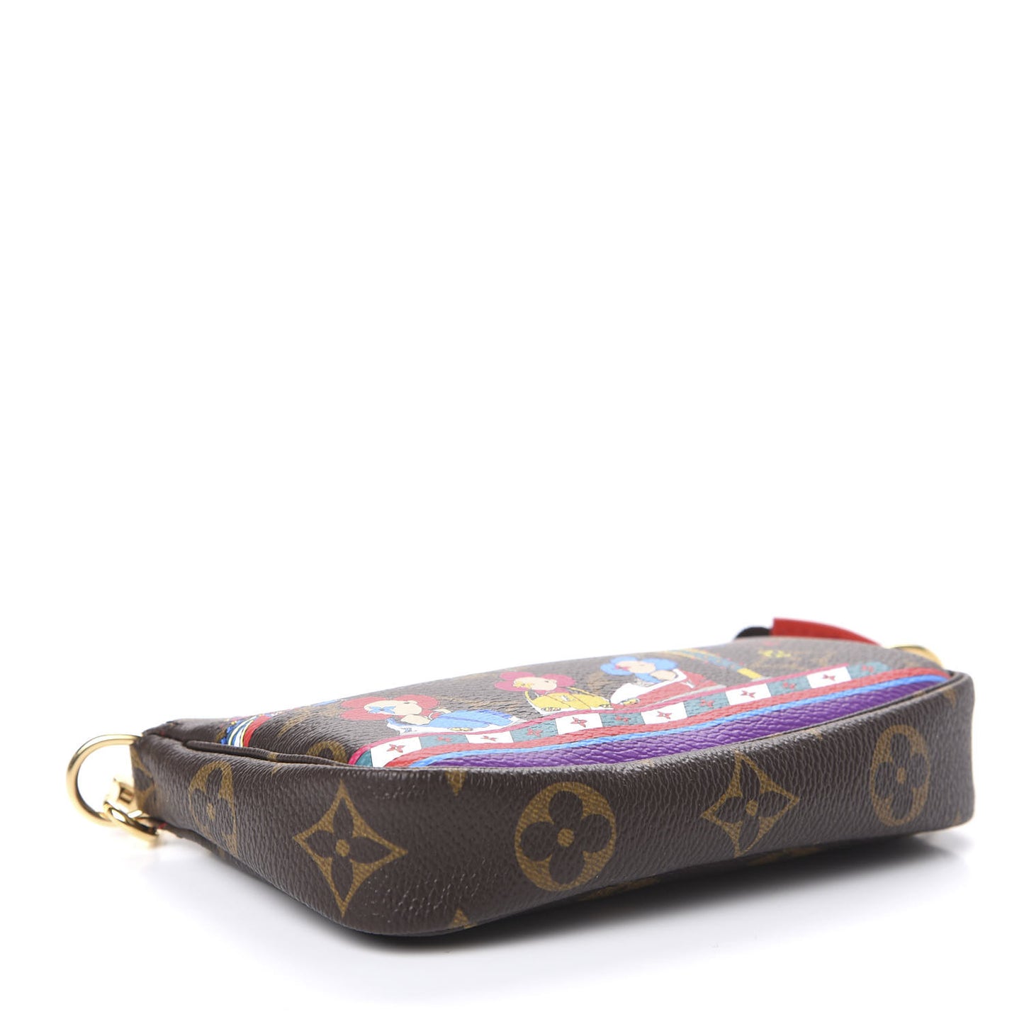 Monogram 2020 Christmas Animation Bumper Cars Mini Pochette Accessories Coquelicot