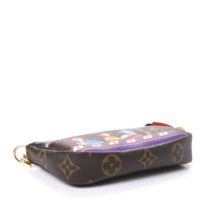 Louis Vuitton Monogram 2020 Christmas Animation Bumper Cars Mini Pochette Accessories Coquelicot 3 of 6