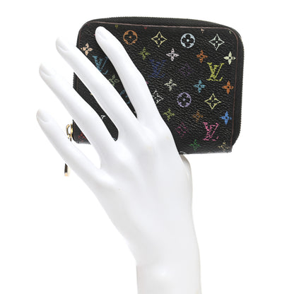 Louis Vuitton Monogram Multicolor Zippy Coin Purse Black Grenade 2 of 11