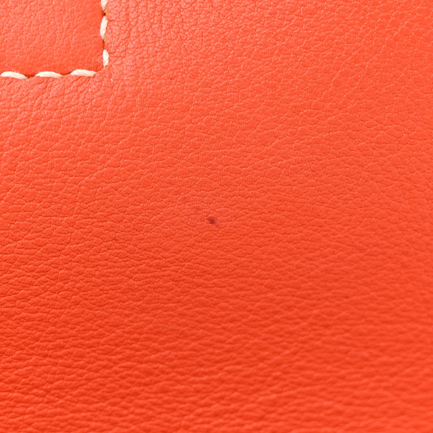Hermes Taurillon Clemence Halzan 31 GM Orange 12 of 15
