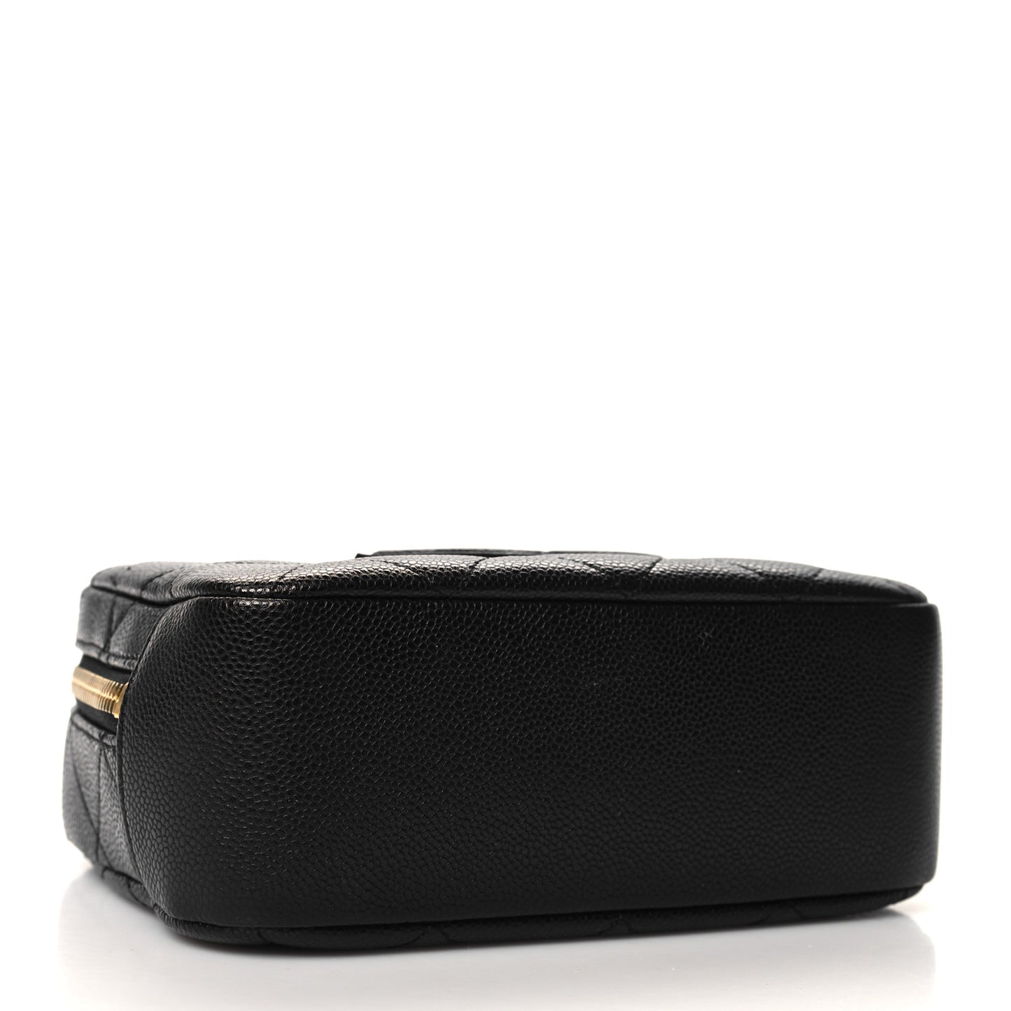 Caviar Quilted CC Vanity Case Black