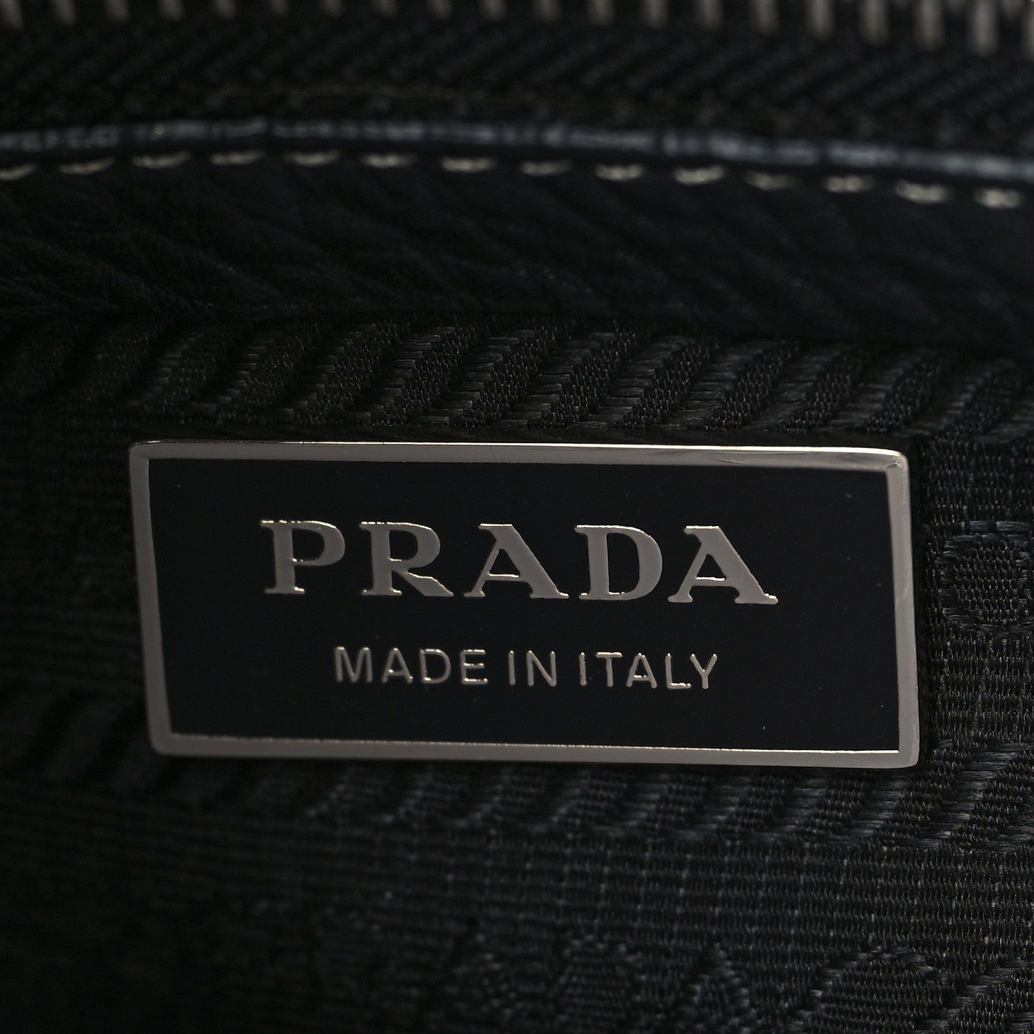 Prada Vitello Daino Shoulder Bag Black 5 of 7