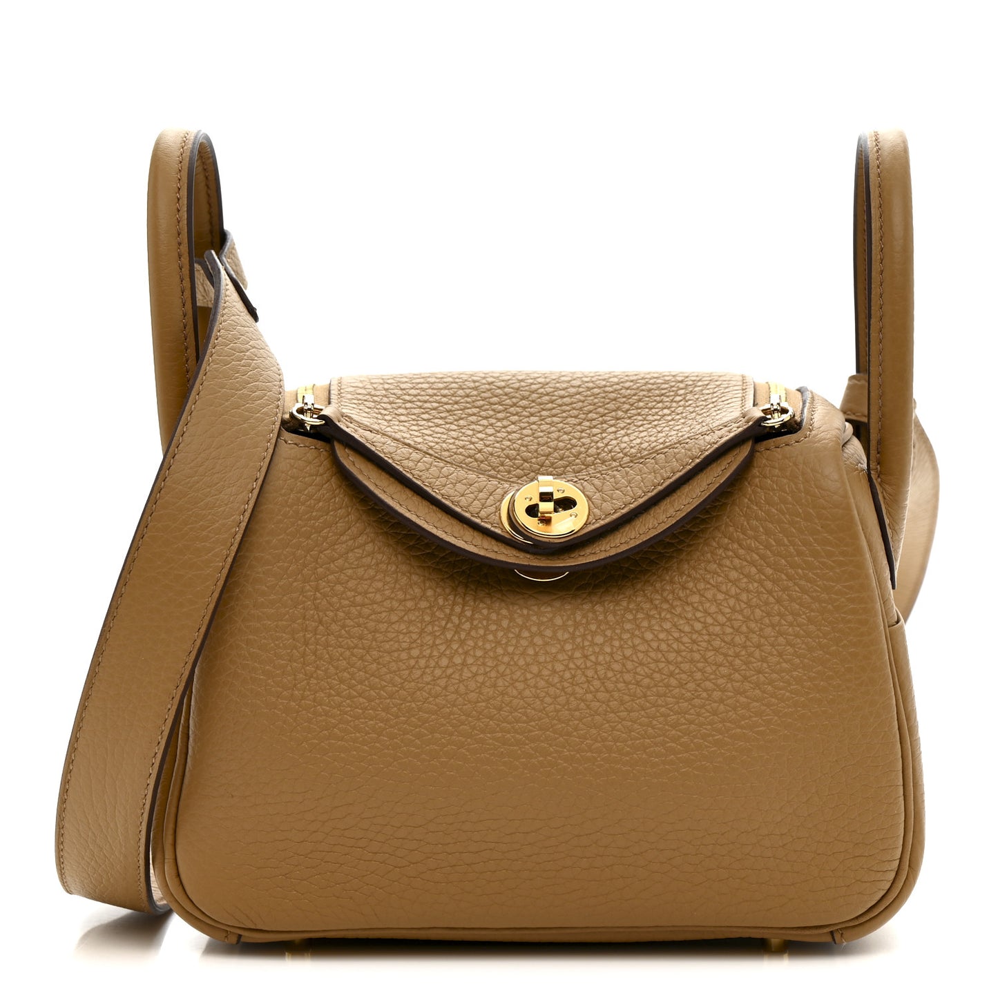 Taurillon Clemence Mini Lindy 20 Biscuit
