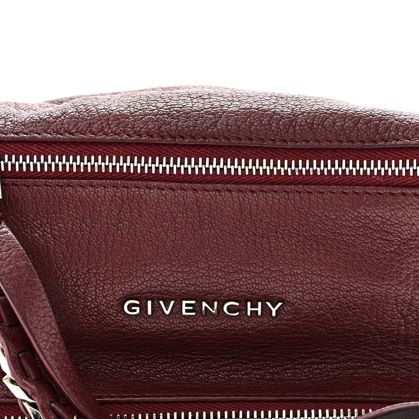 Sugar Goatskin Pandora Wristlet Oxblood