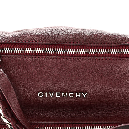 Givenchy Sugar Goatskin Pandora Wristlet Oxblood 8 of 8