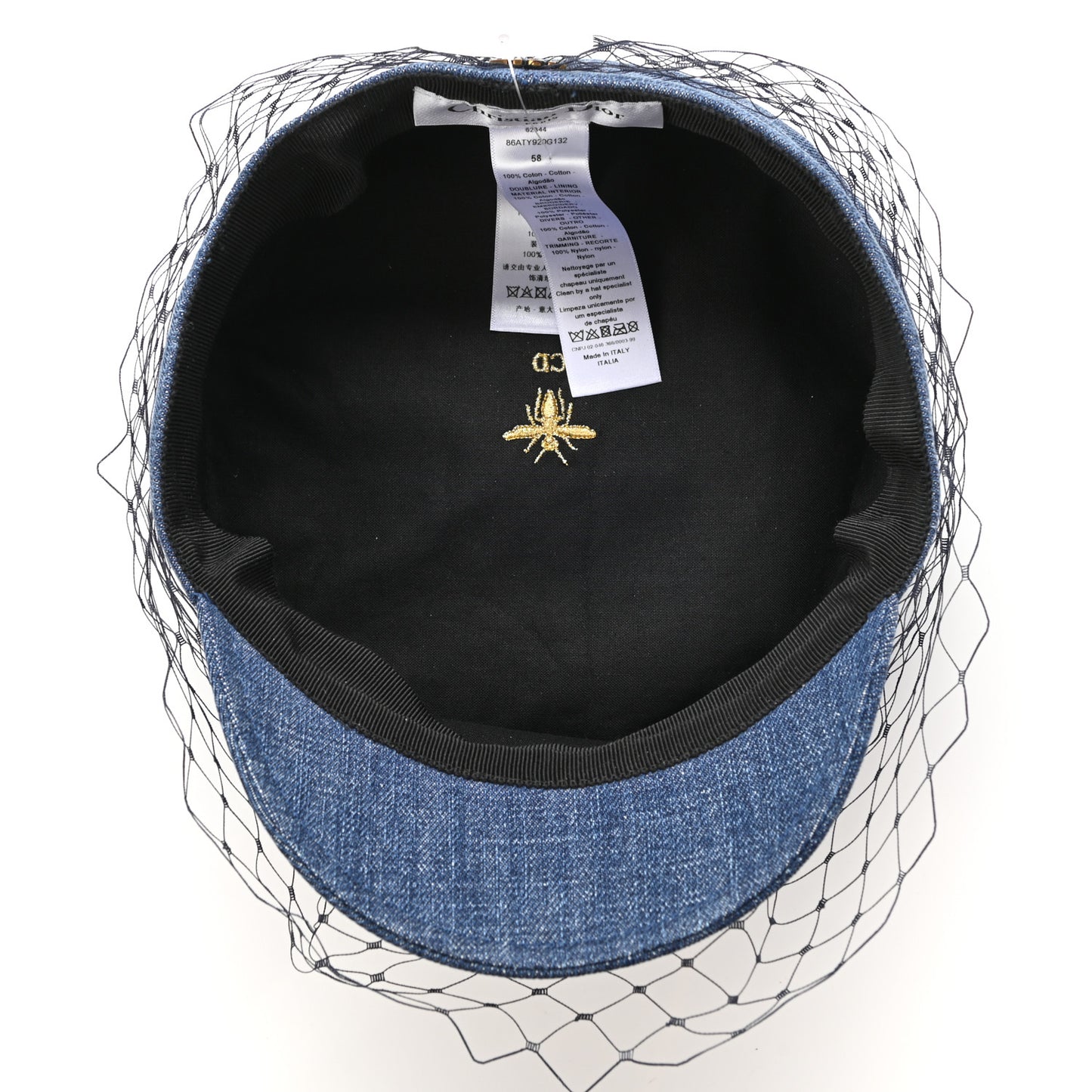 Denim Arty Veil Cap 58 Blue