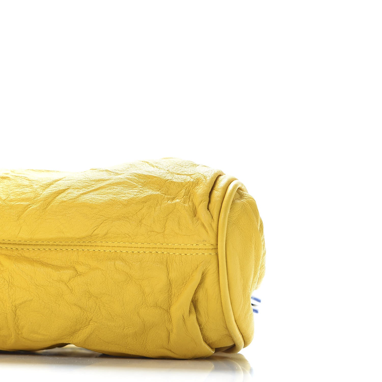 Dolce & Gabbana Calfskin Small Kiss Lock Frame Clutch Giallo 6 of 10