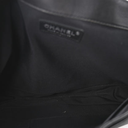 Chanel Calfskin Large Boy Reverso Flap Black 5 of 10