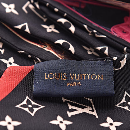 Louis Vuitton Silk Monogram Tribute To Noe BB Bandeau Black 3 of 4