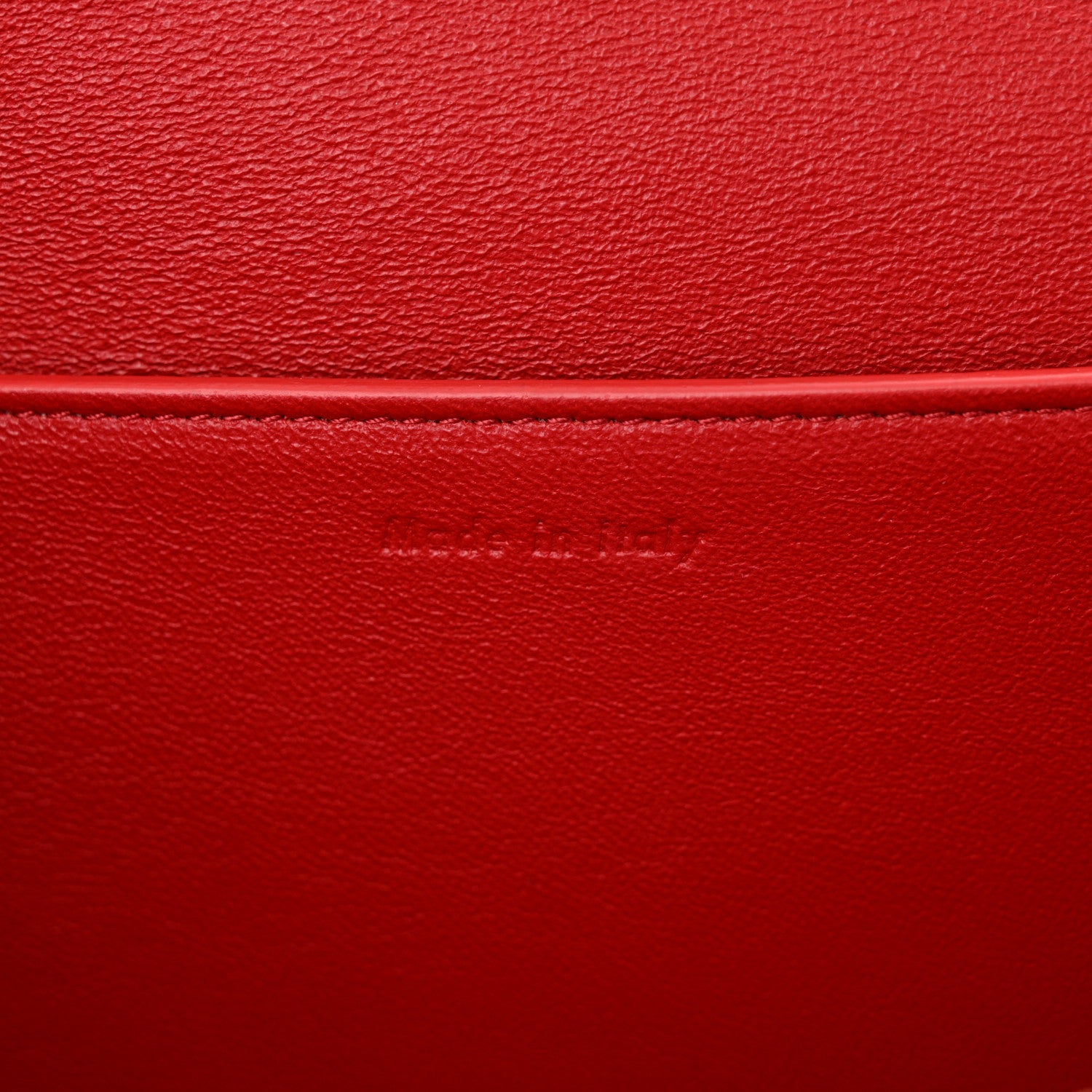 Celine Shiny Smooth Calfskin Medium Frame Shoulder Bag Poppy Red Clay 7 of 17