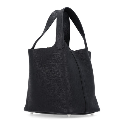 Hermes Taurillon Clemence Picotin Lock 18 PM Black 3 of 10