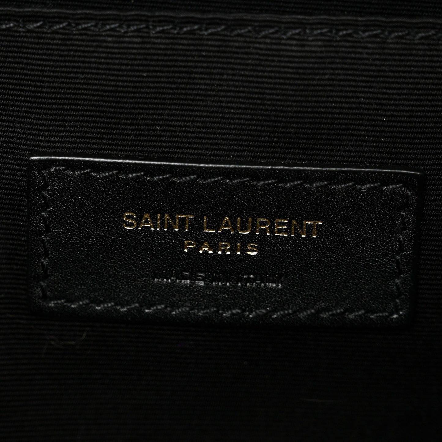 Grain De Poudre Monogram Belt Bag Black