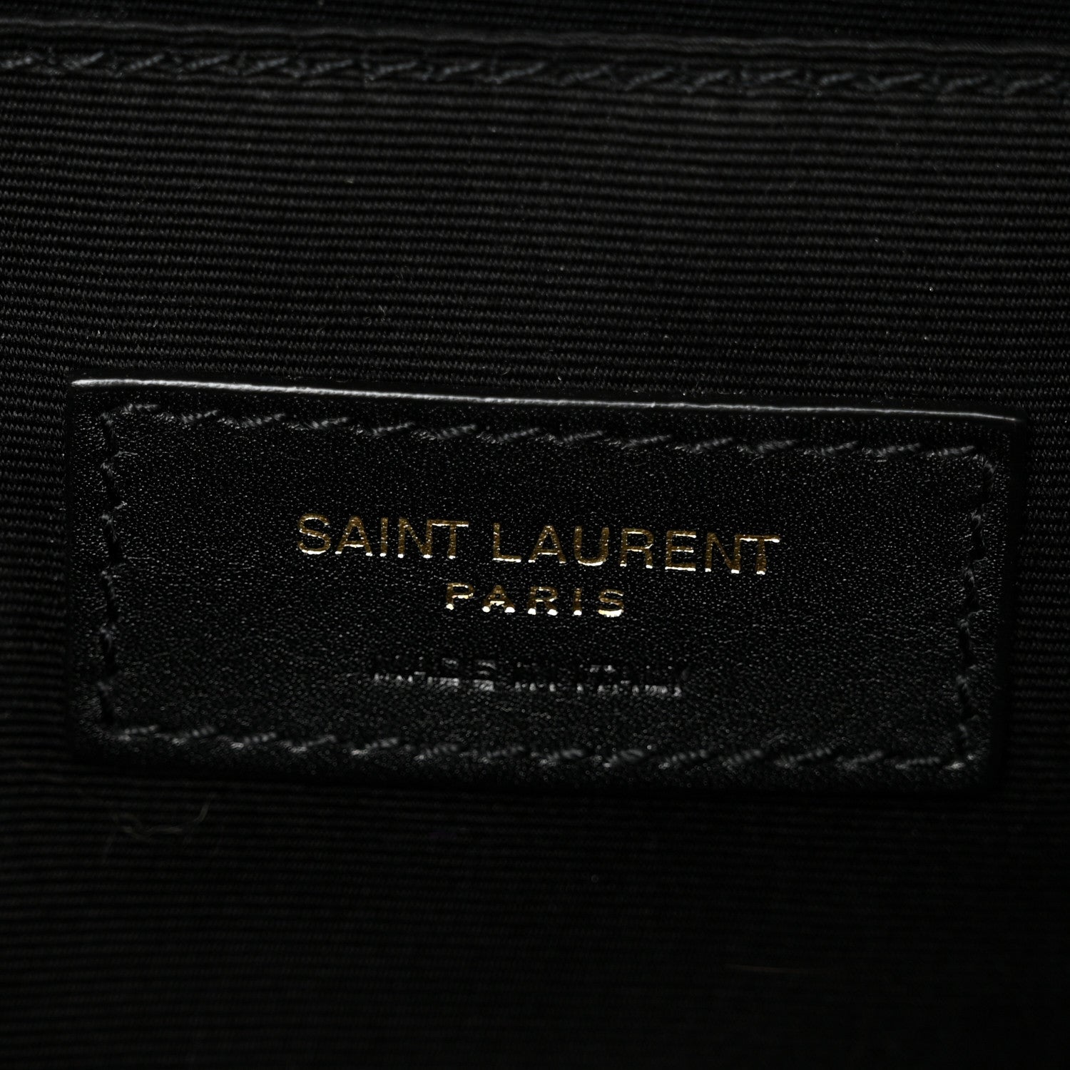 Saint Laurent Grain De Poudre Monogram Belt Bag Black 6 of 10