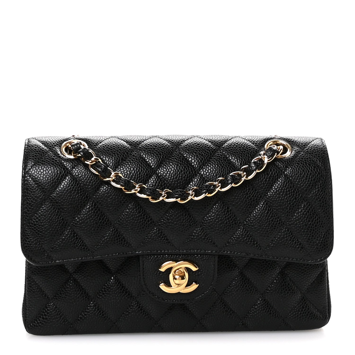 Chanel Caviar Quilted Small Double Flap Black 1 of 11
