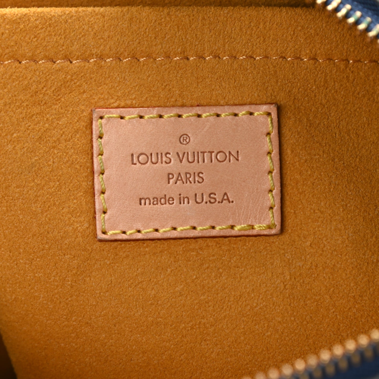 Monogram Denim Baggy PM Blue
