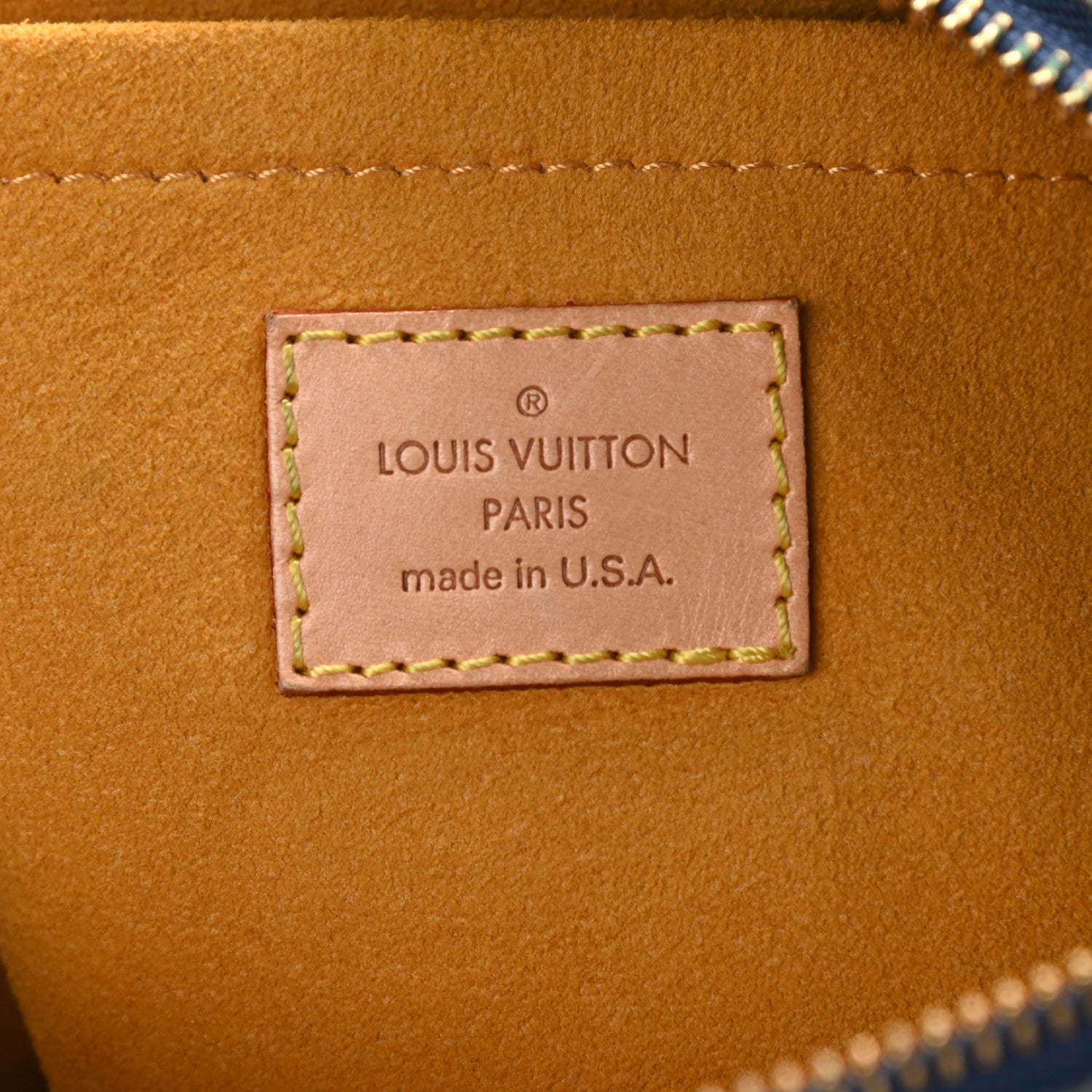Louis Vuitton Monogram Denim Baggy PM Blue 6 of 9