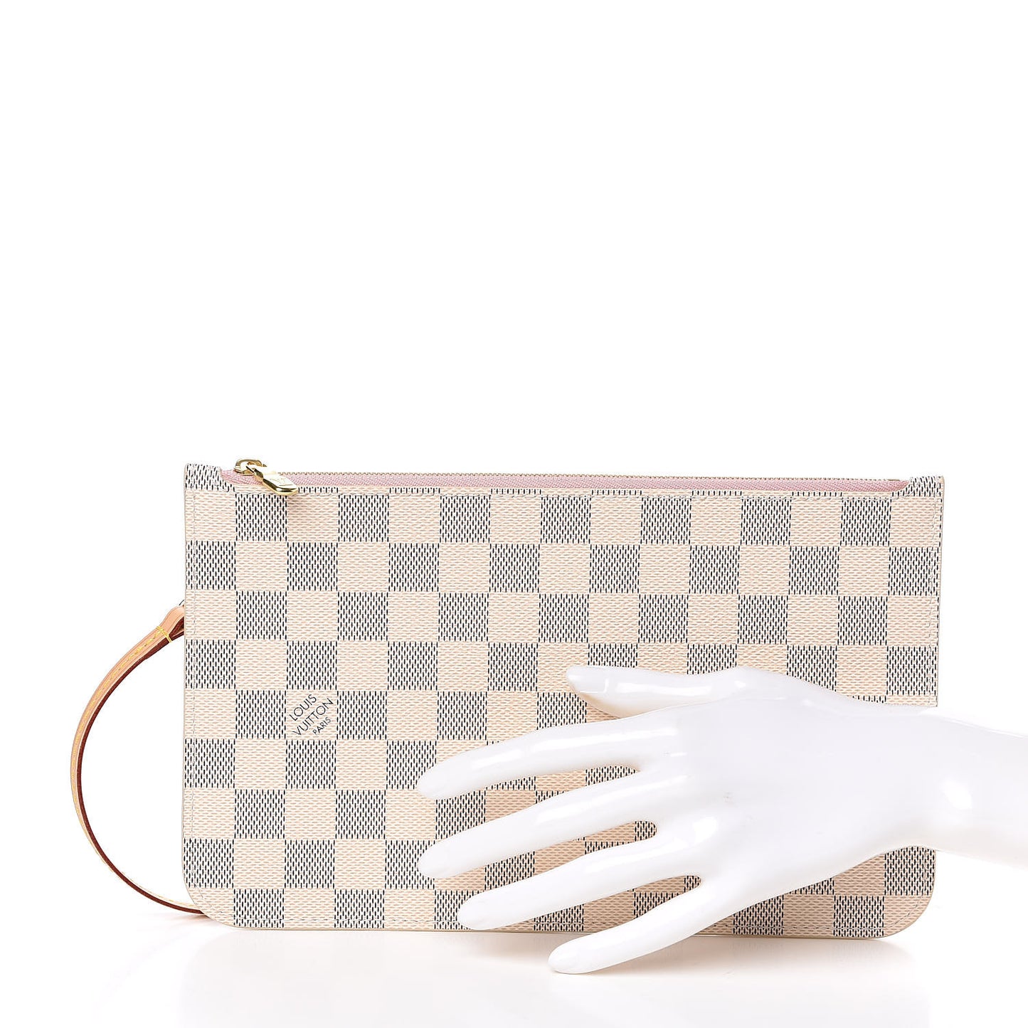 Damier Azur Neverfull MM GM Pochette Rose Ballerine