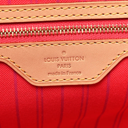 Louis Vuitton Damier Azur Delightful PM Pink 6 of 10
