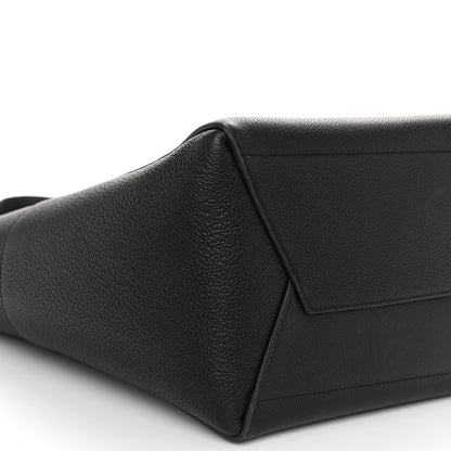 Celine Soft Grained Calfskin Sangle Bucket Bag Black 9 of 10