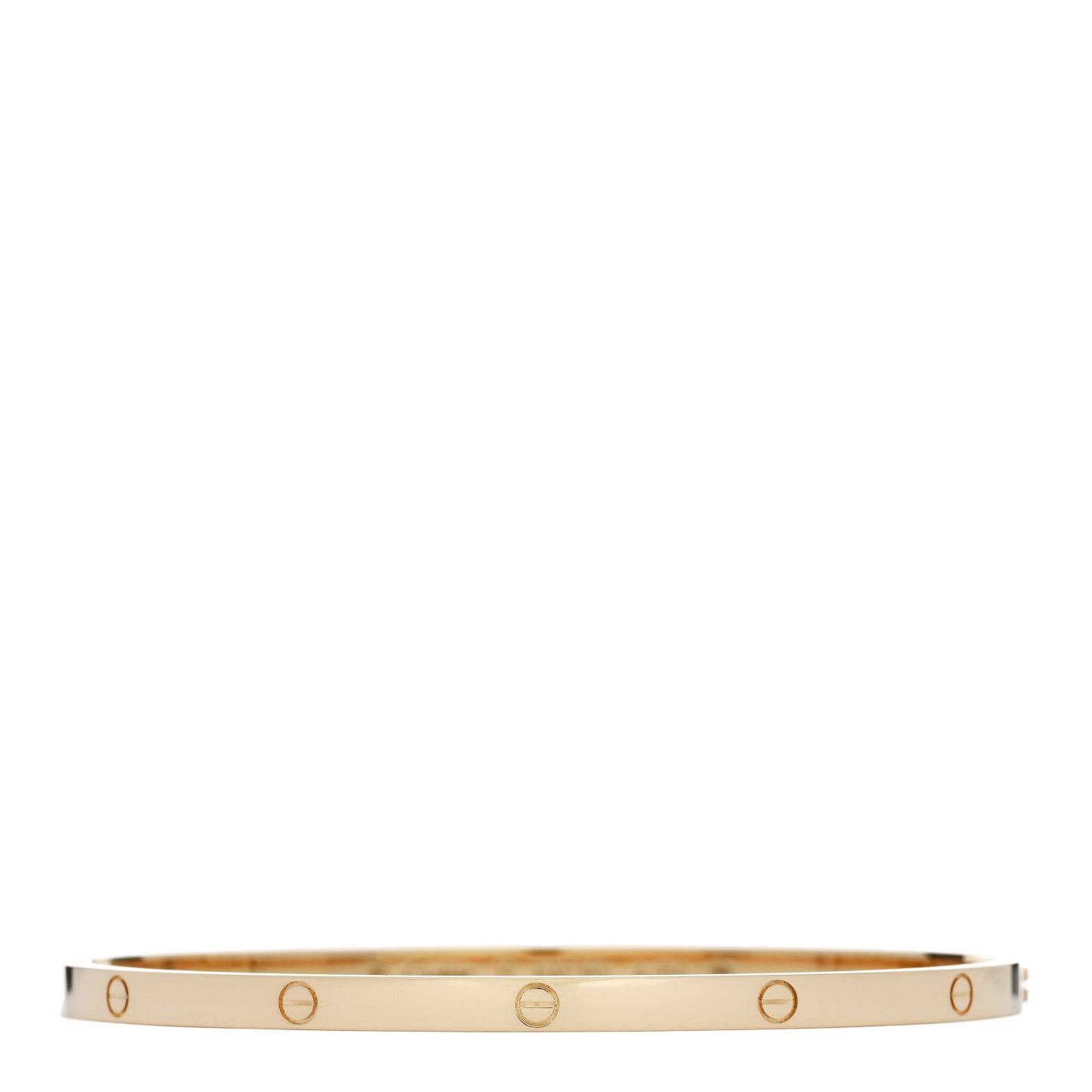 18K Yellow Gold Small LOVE Bracelet 19