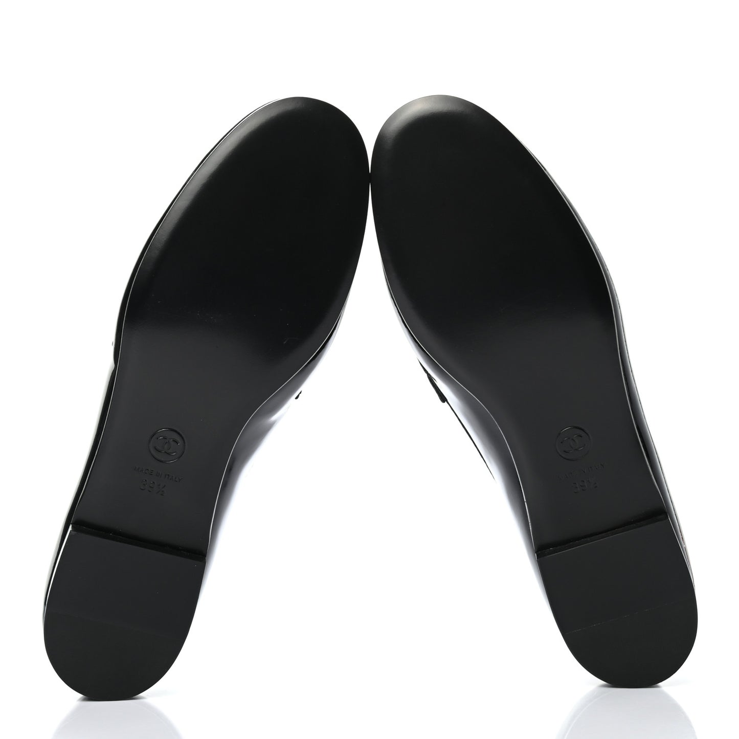 Patent CC Mocassin Loafers 39.5 Black