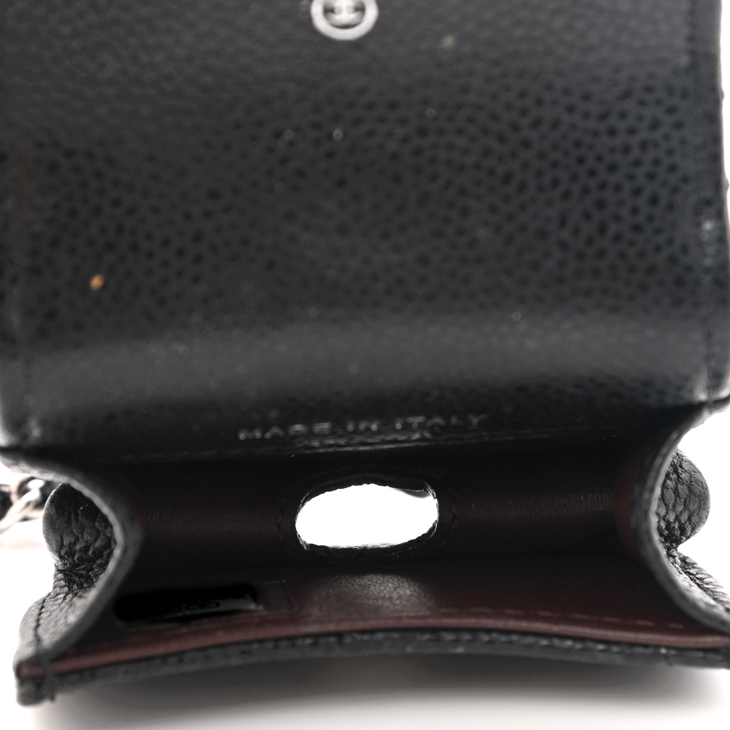 Caviar Quilted Airpods Pro Case Black