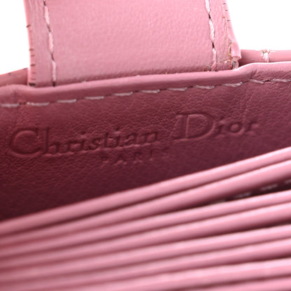 Christian Dior Patent Cannage Lady Dior 5-Gusset Card Holder Rose Clair 6 of 6