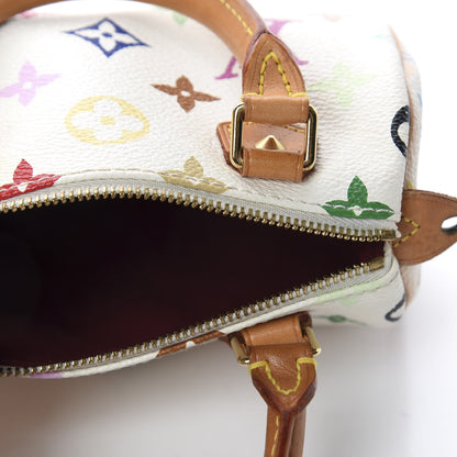 Louis Vuitton Monogram Multicolor Mini Sac HL Speedy White 4 of 11