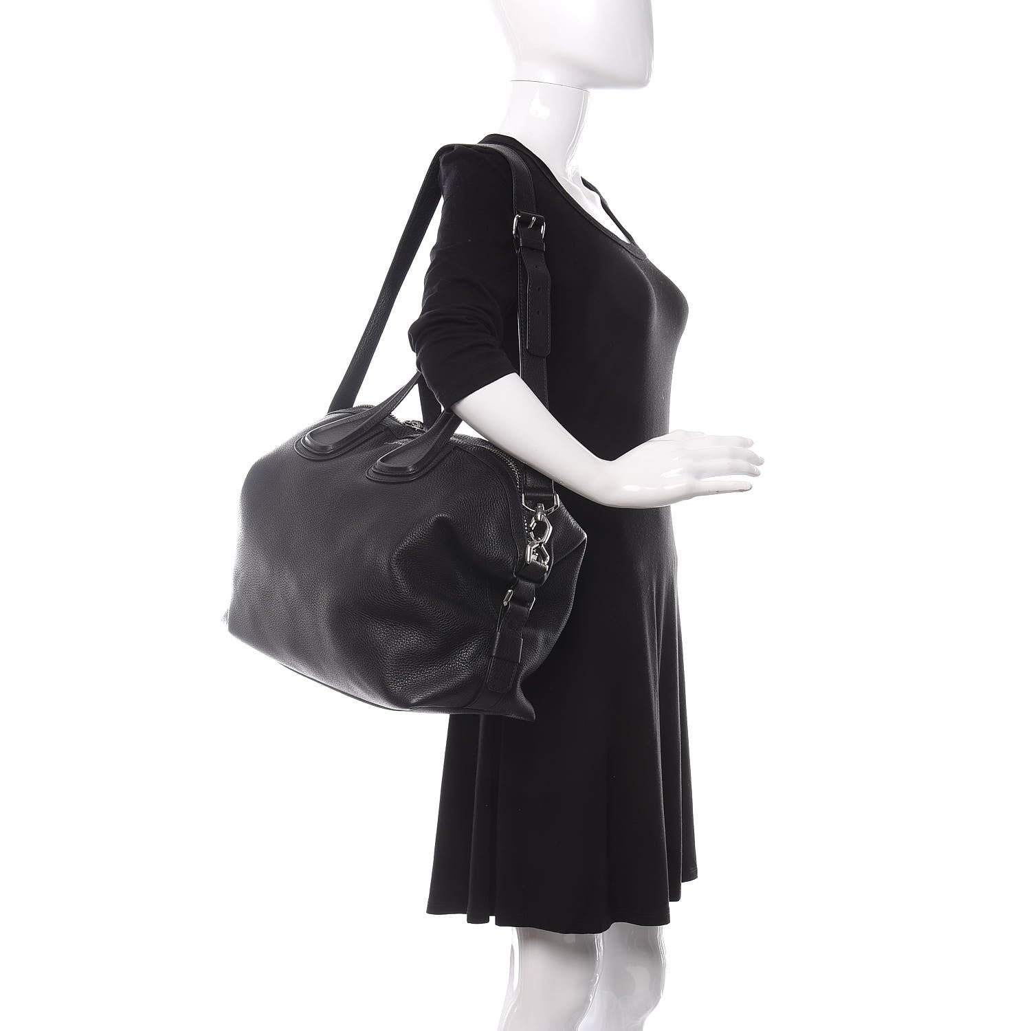 Givenchy Waxy Grained Calfskin Medium Nightingale Black 2 of 10