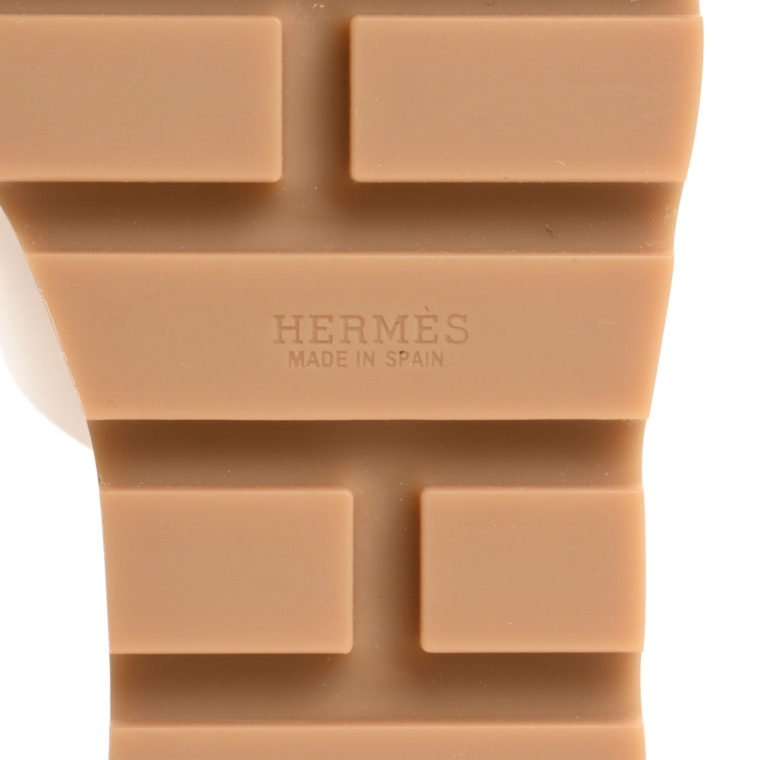 Hermes Calfskin Cork Eze 30 Sandals 38 White 8 of 10