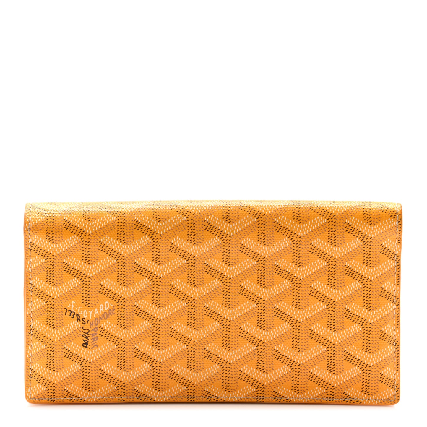 Goyardine Richelieu Wallet Yellow