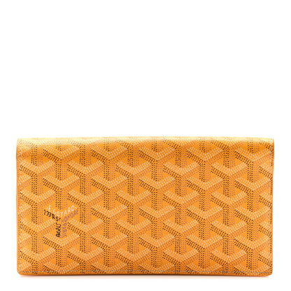 Goyard Goyardine Richelieu Wallet Yellow 1 of 13