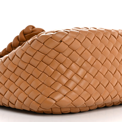 Bottega Veneta Nappa Intreccio Padded Small Cobble Shoulder Bag Caramel 10 of 13