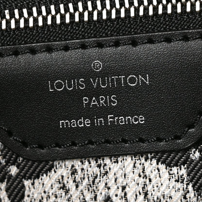 Louis Vuitton Denim Monogram Jacquard Speedy Bandouliere 25 Black 6 of 9