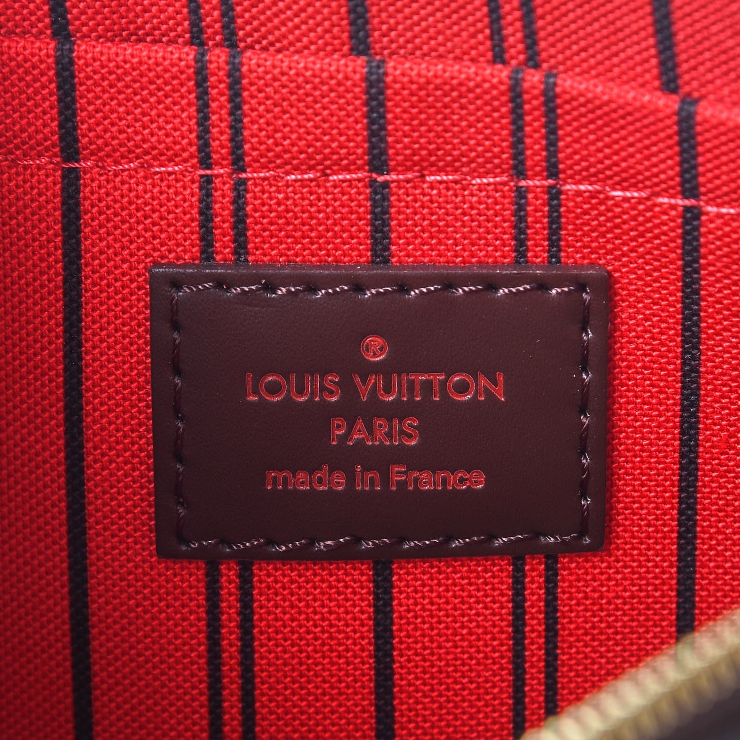 Louis Vuitton Damier Ebene Neverfull MM GM Pochette 6 of 7