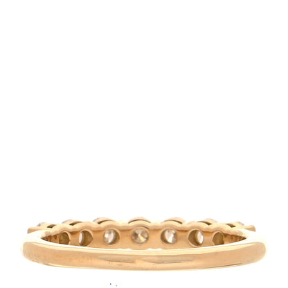 Tiffany 18K Yellow Gold Diamond 3mm Half Circle Embrace Band Ring 50 5.5 3 of 5