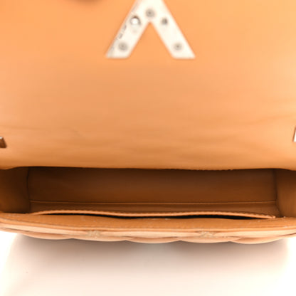 Louis Vuitton Lambskin Studded Malletage GO-14 PM Tan 5 of 16