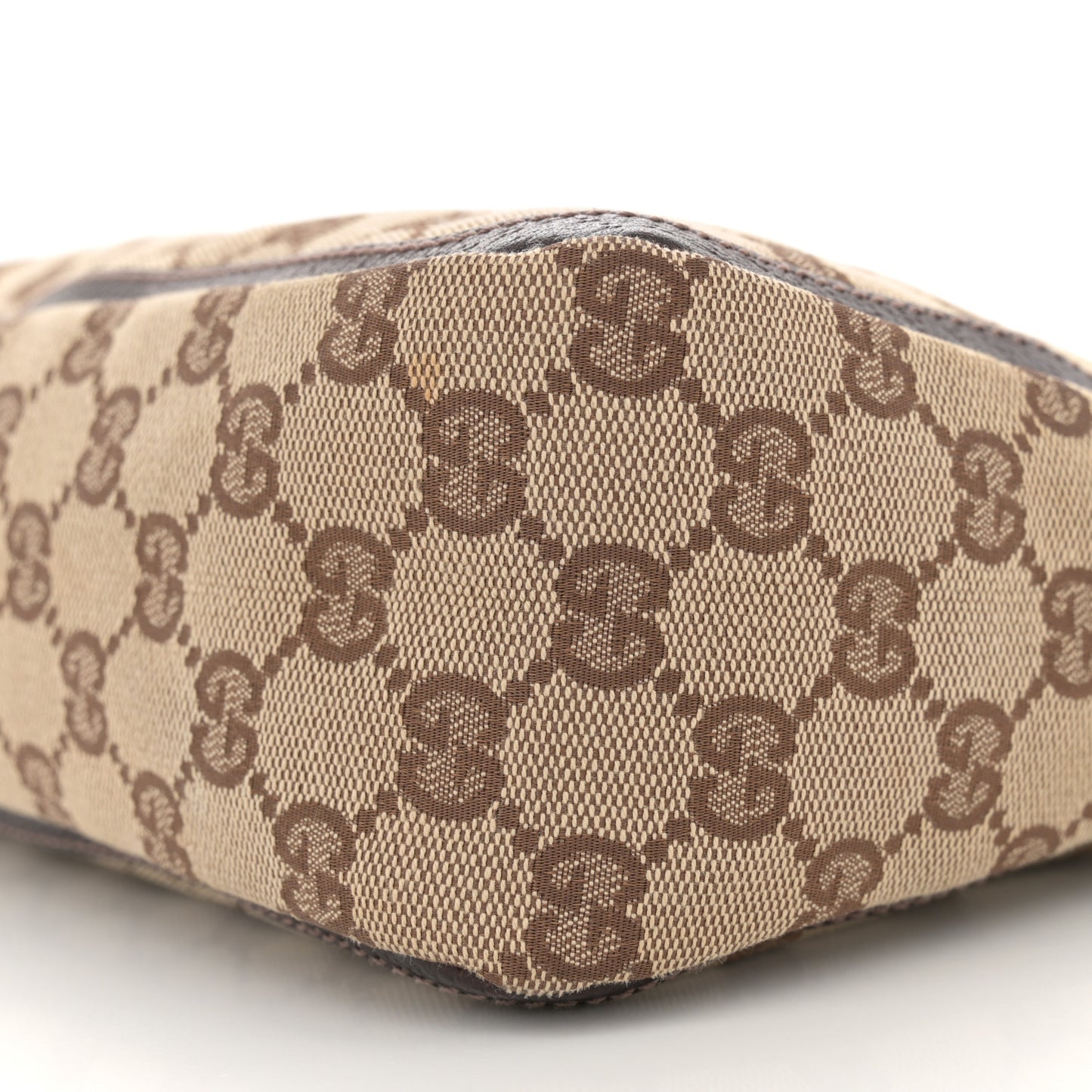 Monogram Abbey Shoulder Bag Dark Brown