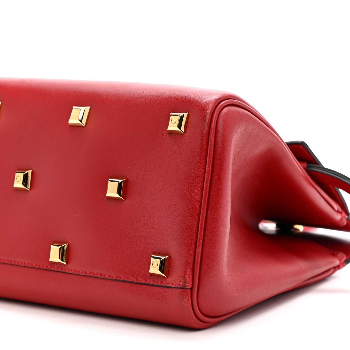 Calfskin Medium The Studio Bag Red