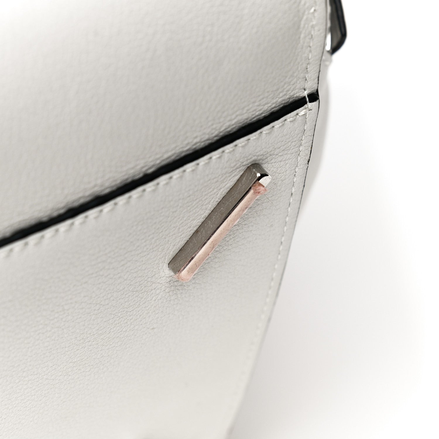 Loewe Grained Calfskin Small Hammock Shoulder Bag Soft White 16 of 19