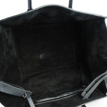 Celine Supple Calfskin Medium Phantom Luggage Black 5 of 8