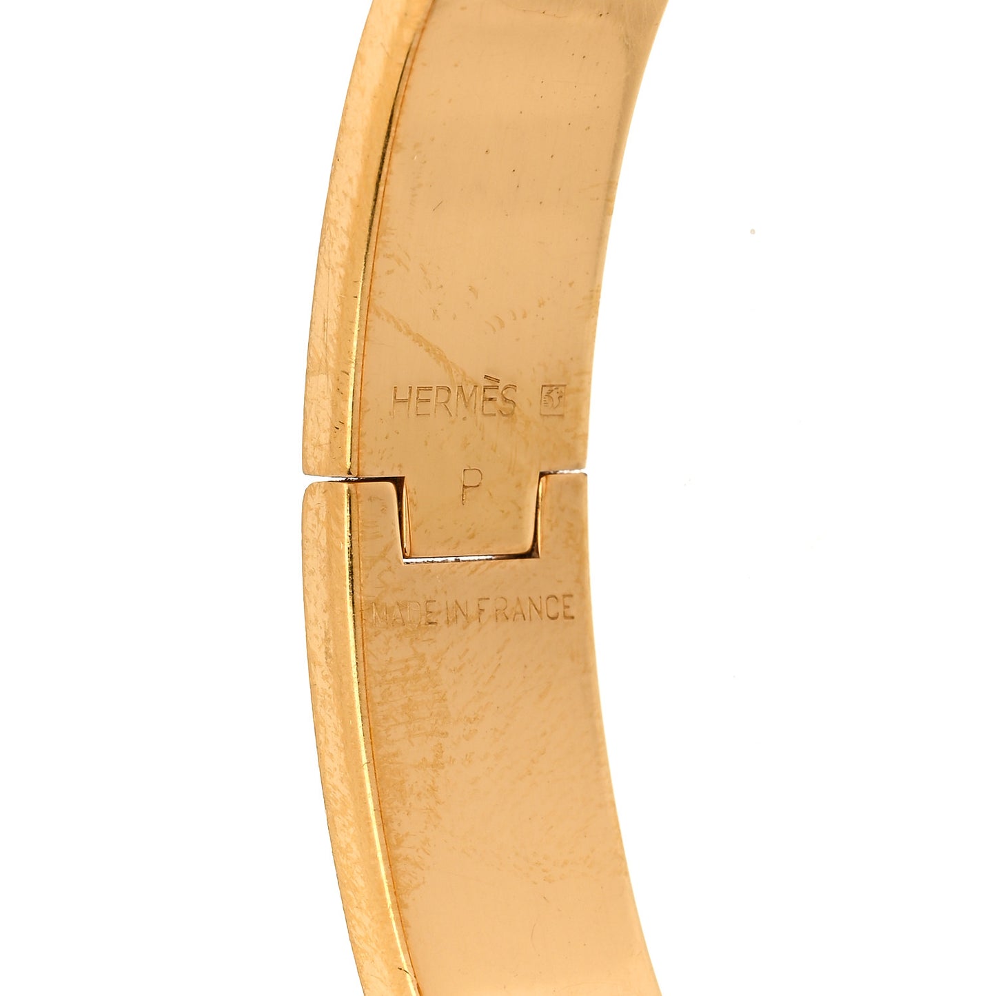 Enamel Narrow Clic Clac H Bracelet GM Black
