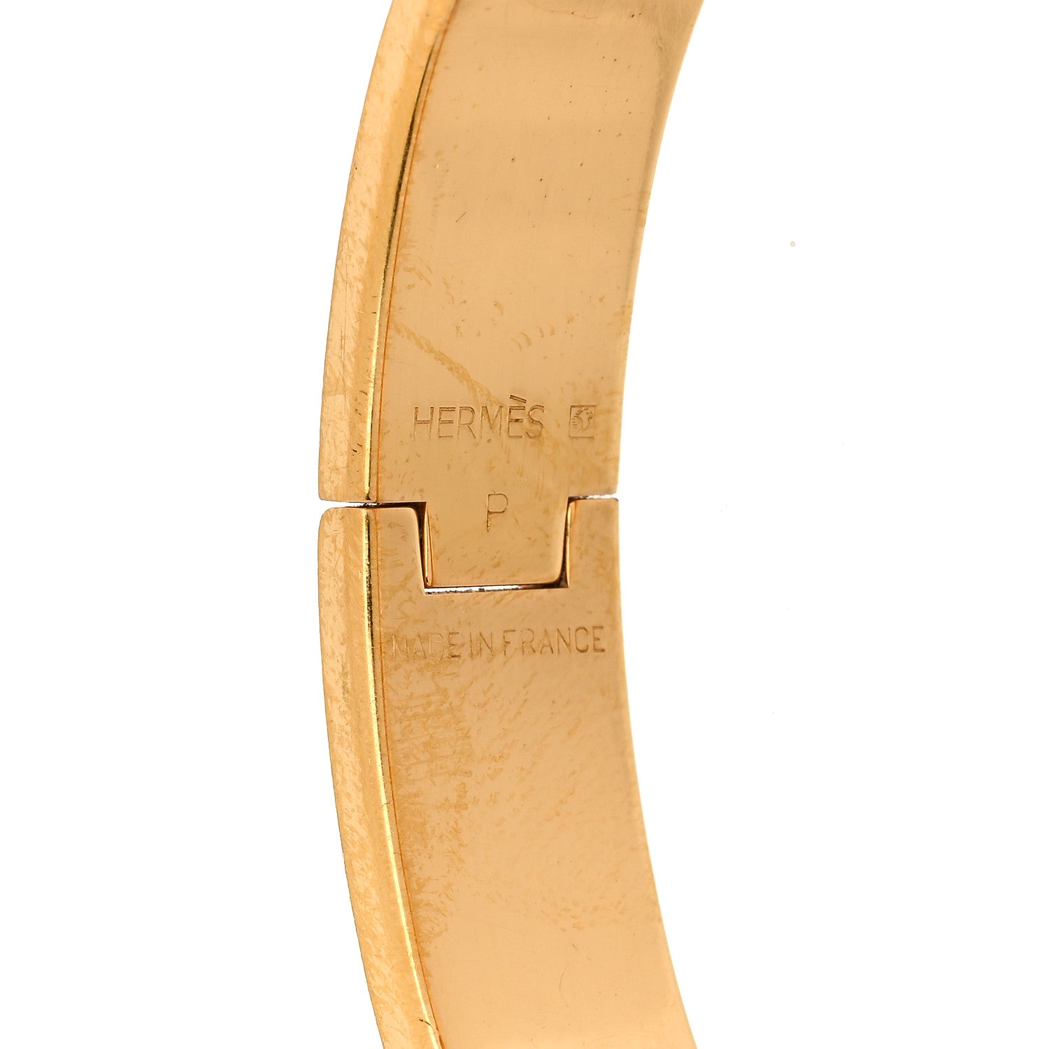 Hermes Enamel Narrow Clic Clac H Bracelet GM Black 4 of 4