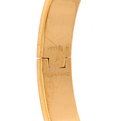Hermes Enamel Narrow Clic Clac H Bracelet GM Black 4 of 4