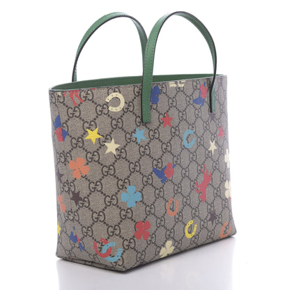 Gucci GG Supreme Monogram Ranch Childrens Tote Beige 3 of 10
