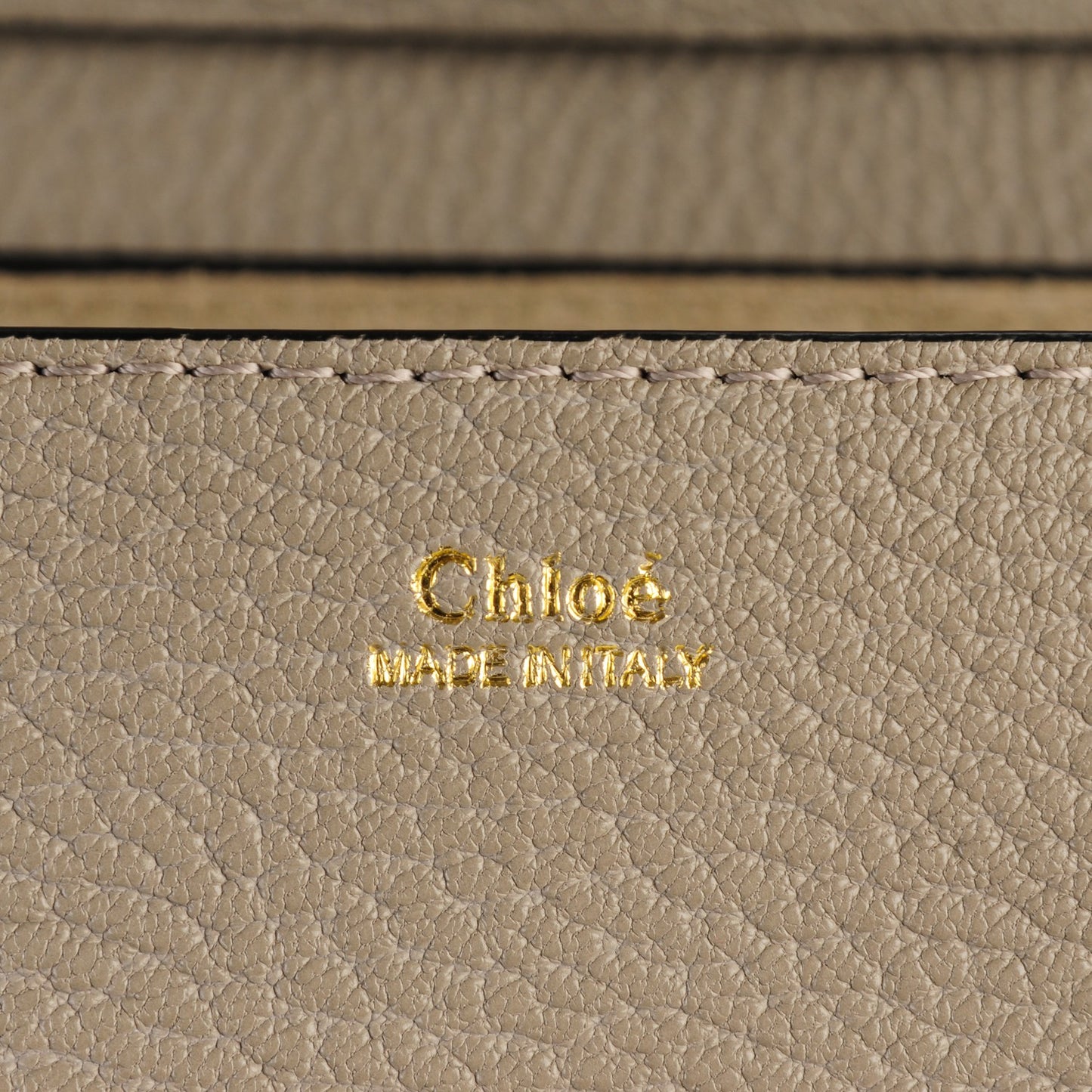 Grained Lambskin Drew Shoulder Bag Motty Grey