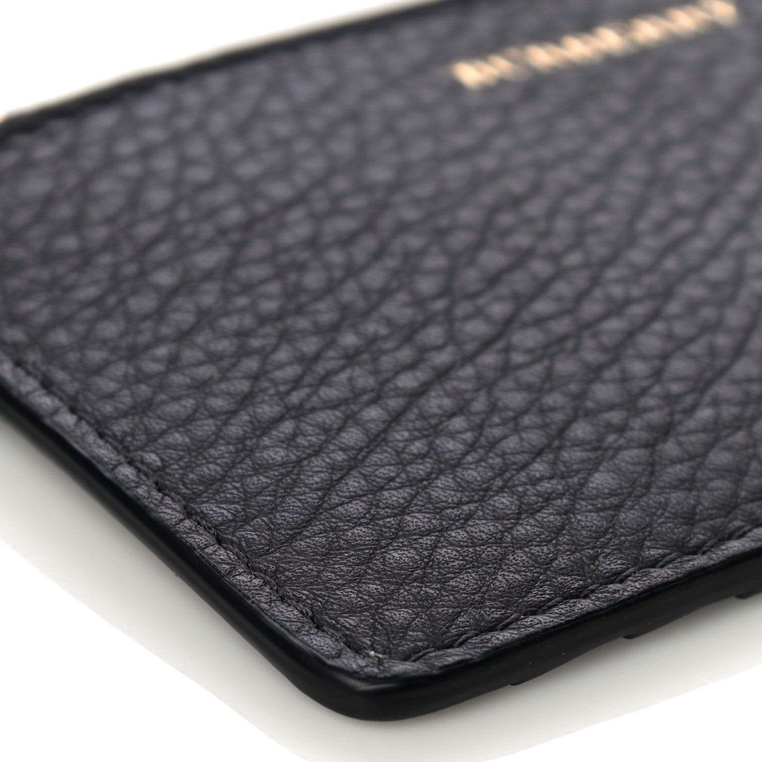 Burberry Grained Calfskin Two Tone Somerset Coin Case Card Holder Navy 7 of 8