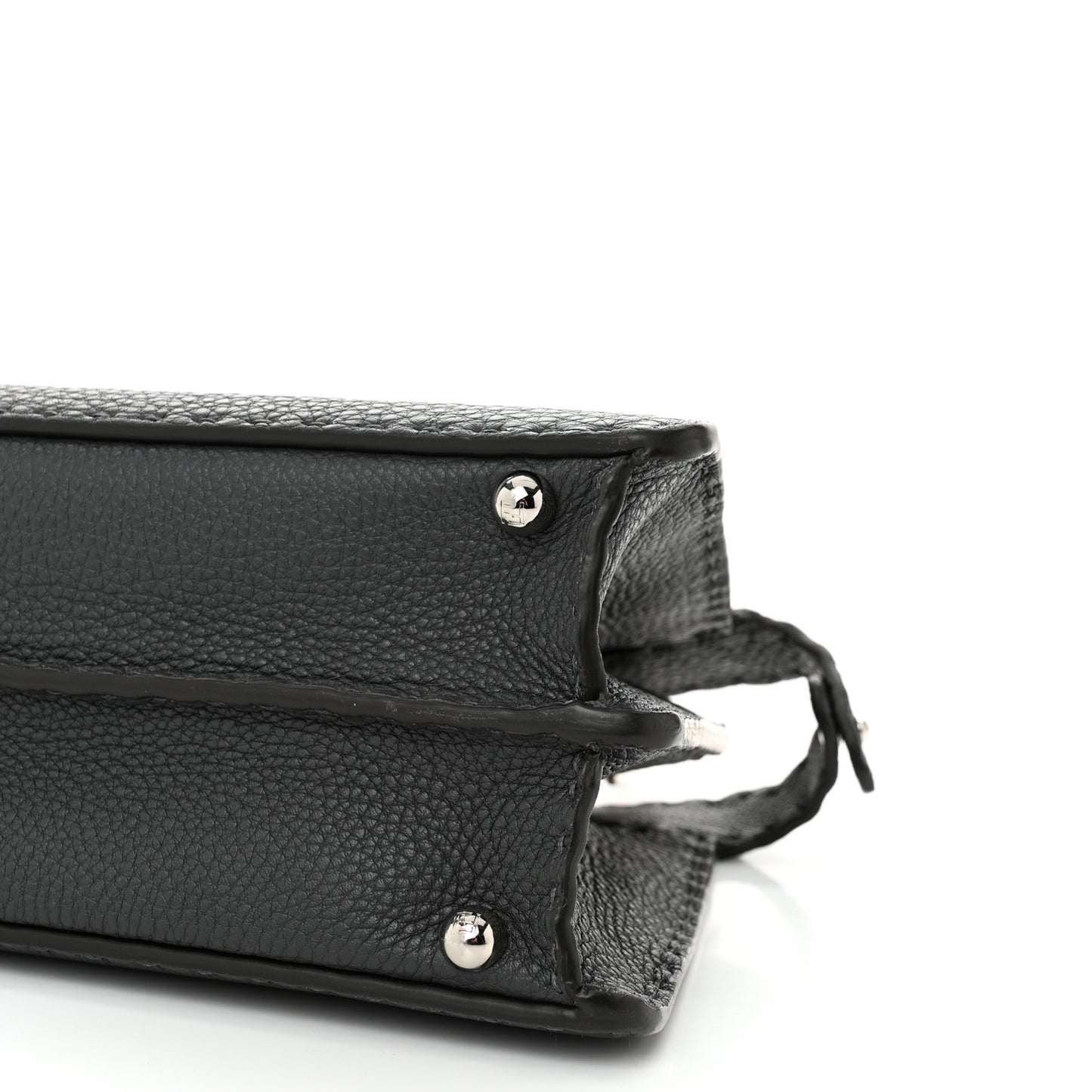 Cuoio Romano Selleria Chamois Small Peekaboo I SEE U Satchel Asfalto Camelia