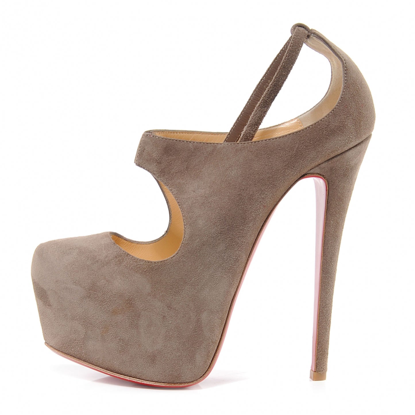 Suede Maillot 160 Pumps 36 Taupe